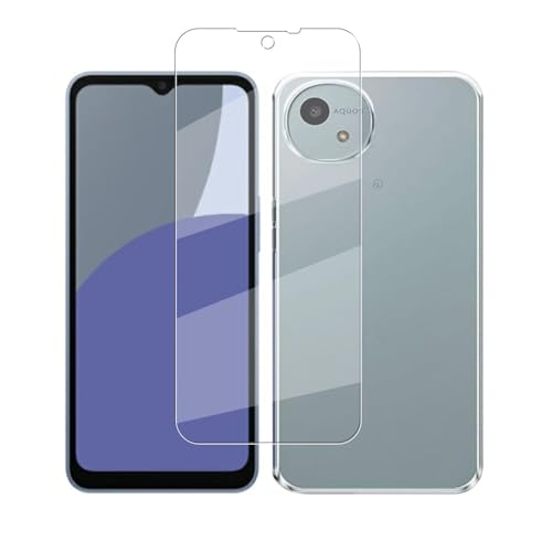 Amazon.co.jp: Koucfum 対応 Aquos wish 5 用の ガラスフィルム+クリア